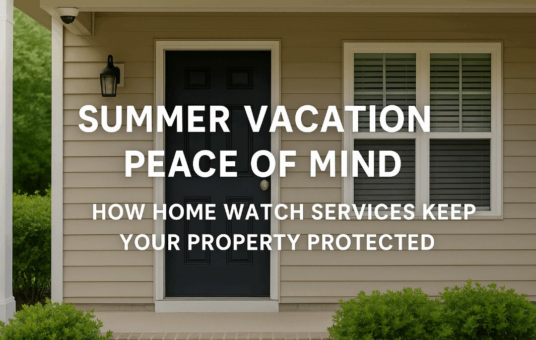 Summer Vacation Peace of Mind: How Home Watch Services Keep Your Property Protected