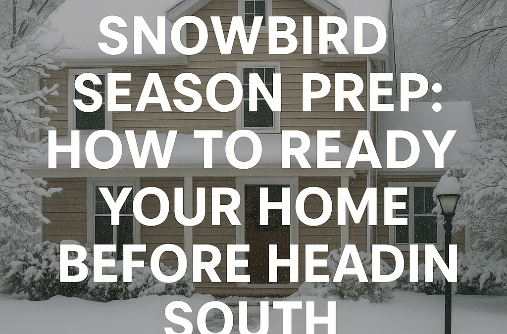 Snowbird Season Prep: How to Ready Your Home Before Heading South